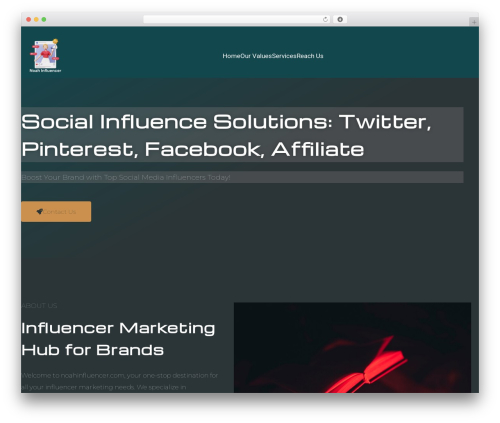 Cryptozfree WordPress theme - noahinfluencer.com