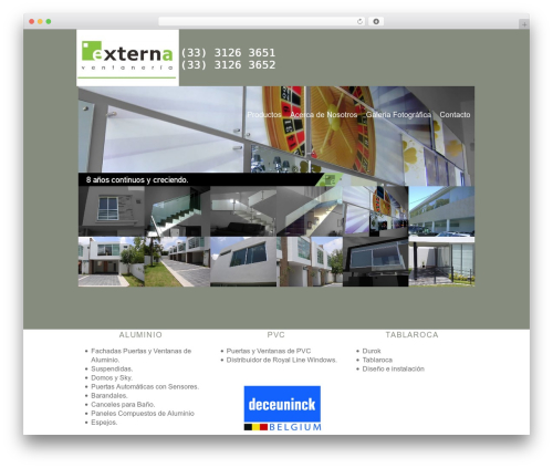 Digit WordPress theme - externa.com.mx