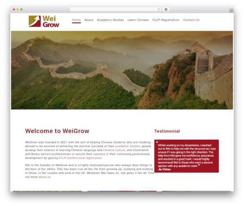 EBP WordPress theme - weigrow.com