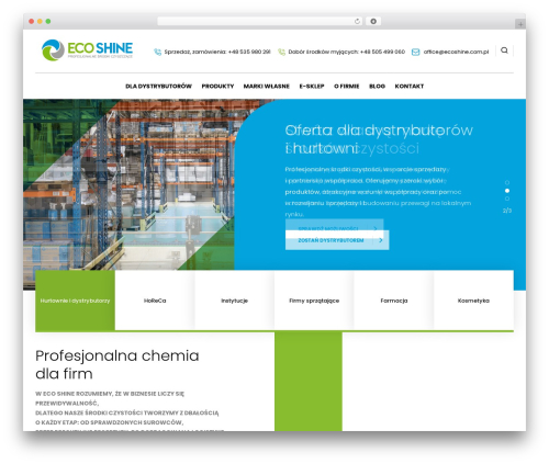 Ecoshine theme WordPress - ecoshine.com.pl
