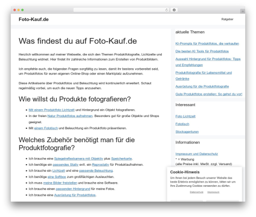 Abw_ss_dsgvo WordPress plugin - foto-kauf.de