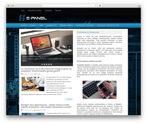 TechRoom WordPress theme - e-panel.pl