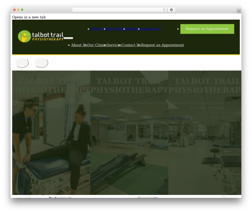 Theme WordPress Bricks - talbottrailphysiotherapy.ca