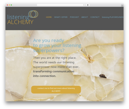 Theme WordPress Alchemy - listeningalchemy.com