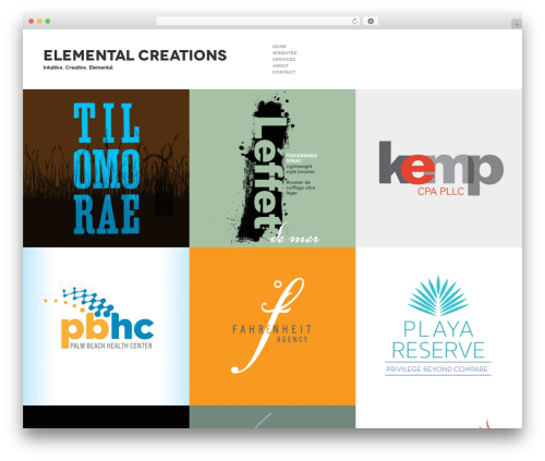 Theme WordPress Elemental - elementalcreations.net