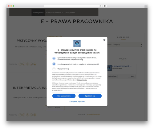 Theme WordPress Hedmark - e-prawapracownika.pl