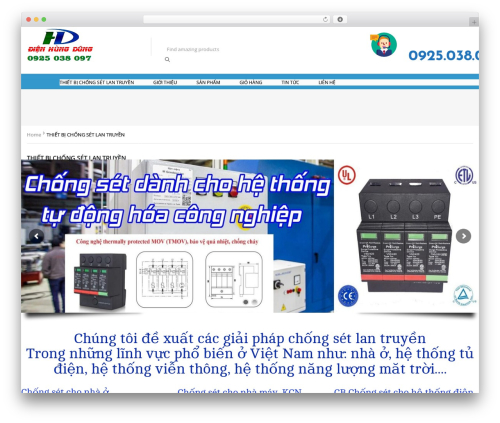 Theme WordPress MegaStore - tudiensolar.com