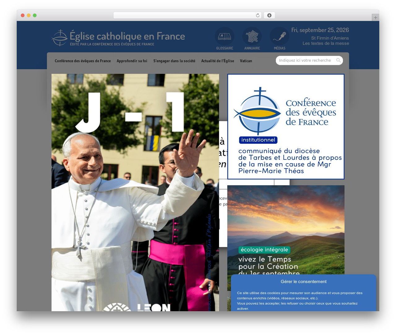 WordPress theme CEF (EC) - eglise.catholique.fr