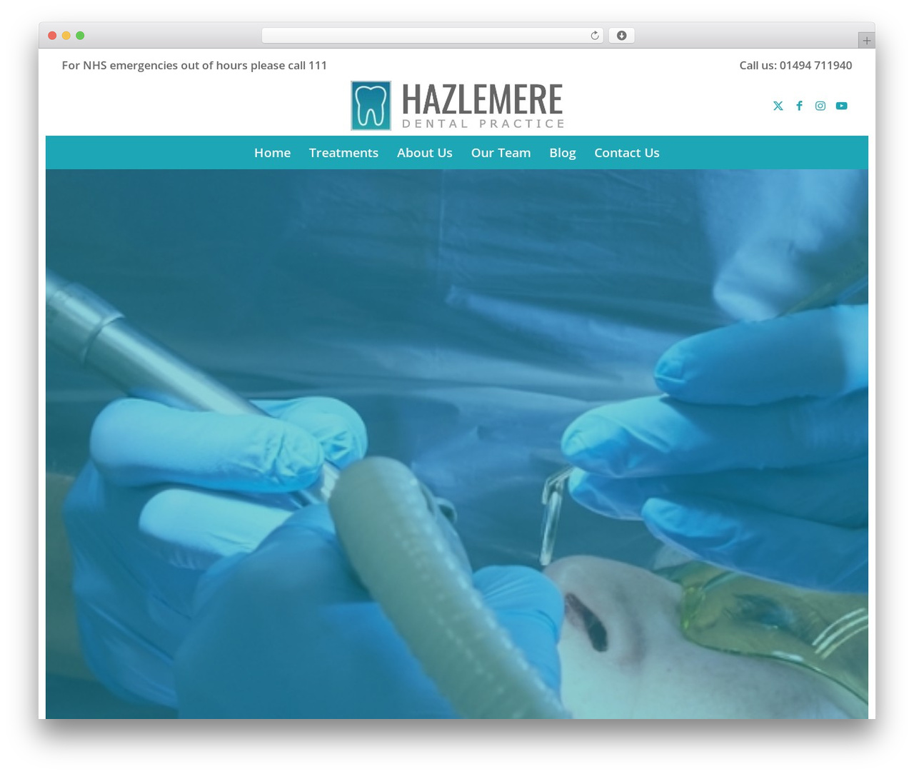 WordPress theme WebFX - hazlemeredental.co.uk