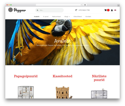 Holm makselingi moodul woocommerce main WordPress plugin - pepper.ee