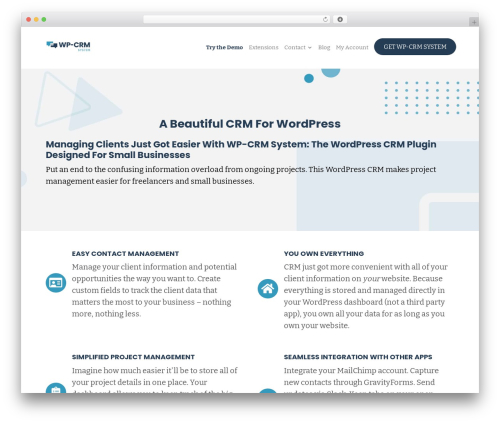 Site plugin WordPress plugin - www.wp-crm.com