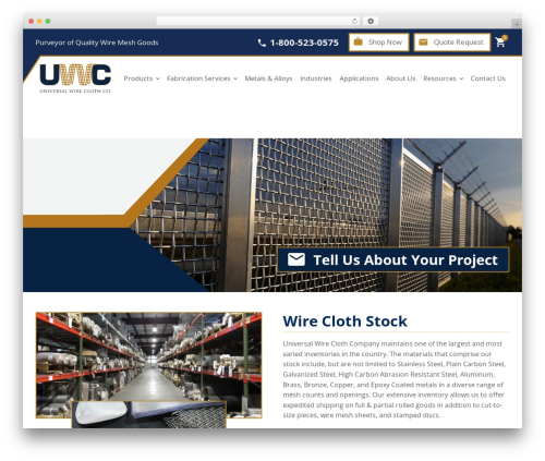 devsiteurl-baseline-theme WordPress theme design - universalwirecloth.com