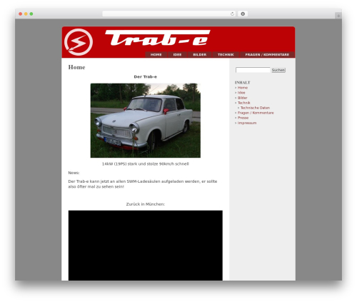 Flash Video Player (flash-video-player) free WordPress plugin - elektrokult.de