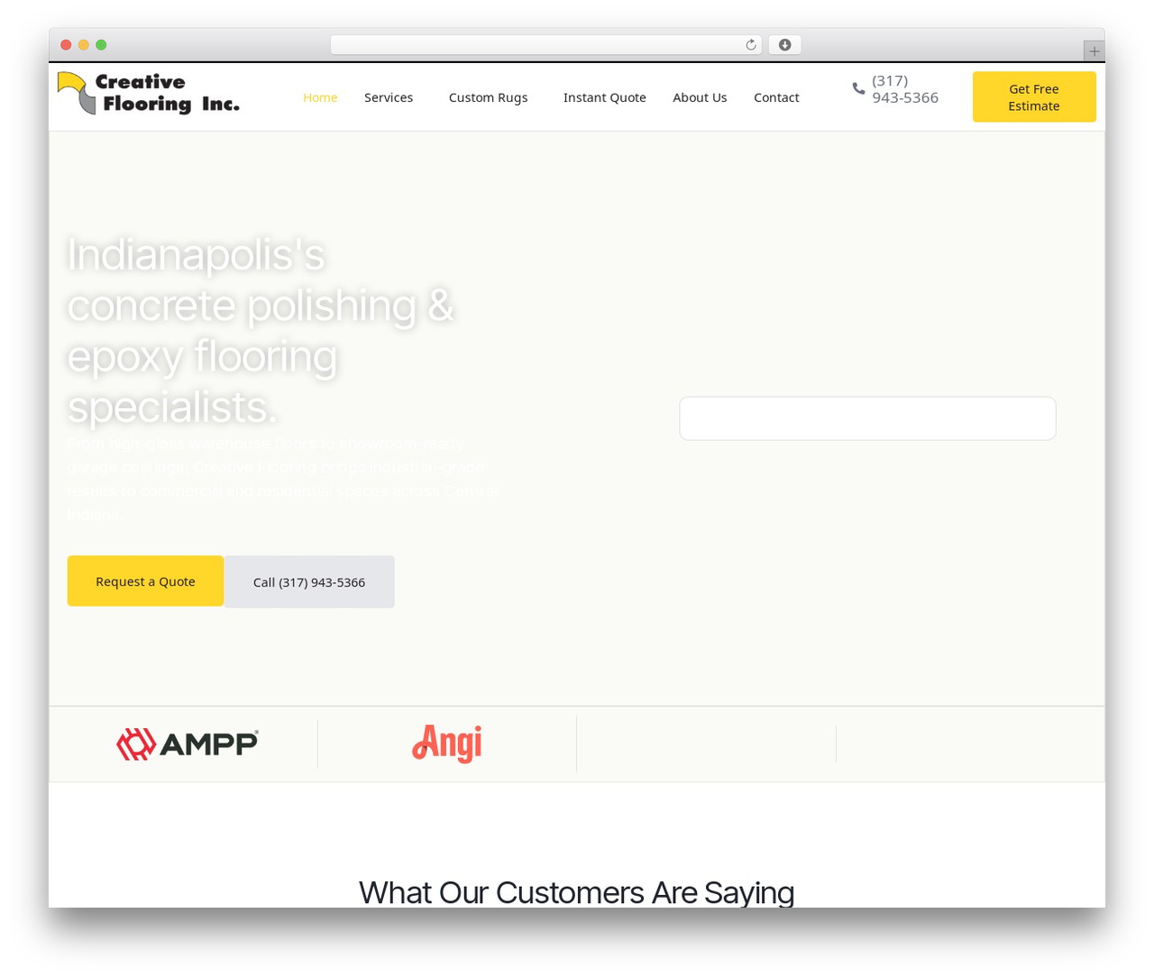 Hello Elementor WordPress theme - creativeflooring.com