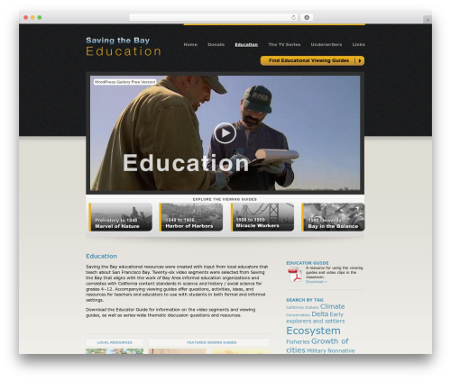 Wp prettyphoto WordPress plugin - education.savingthebay.org