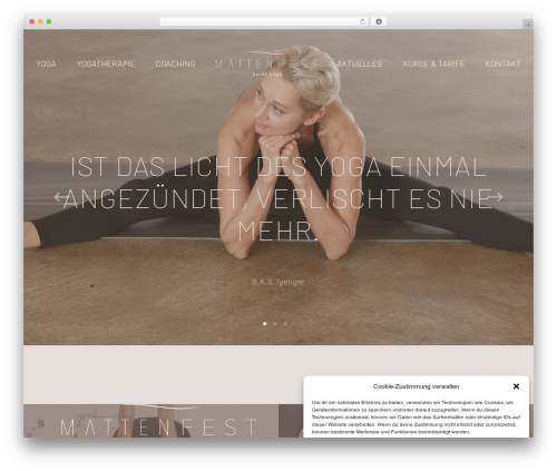 Theme WordPress Divi - mattenfest.de