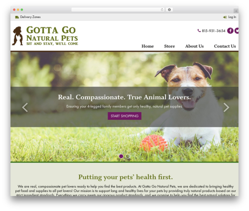 Theme WordPress Interstellar - gottagopets.com