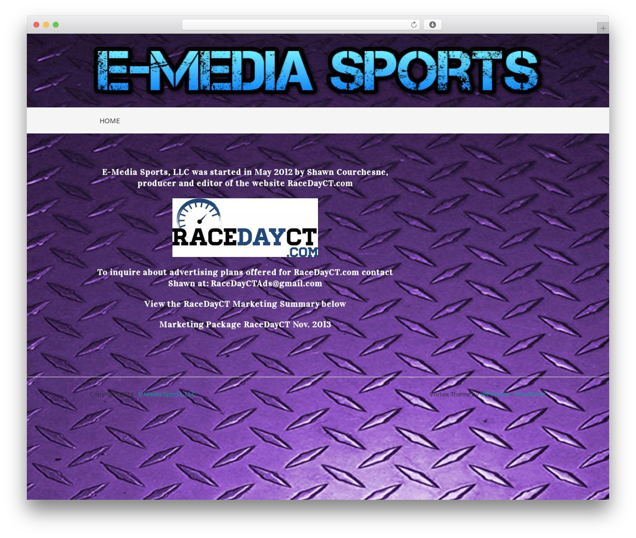 Vortex WordPress theme - e-mediasports.com Vortex WordPress theme - e-mediasports.com