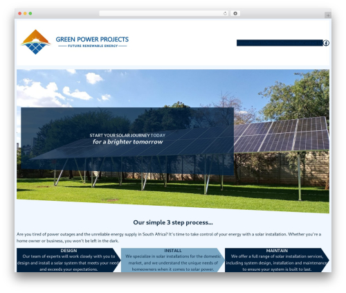 Aploblocks WordPress plugin - greenpowerprojects.co.za