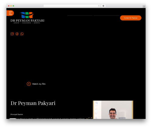 WordPress theme Custom Theme - drpeyman.co.uk