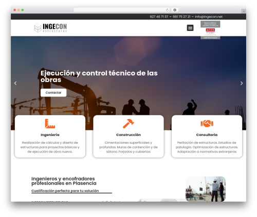 WordPress theme Hello Elementor - ingecon.net
