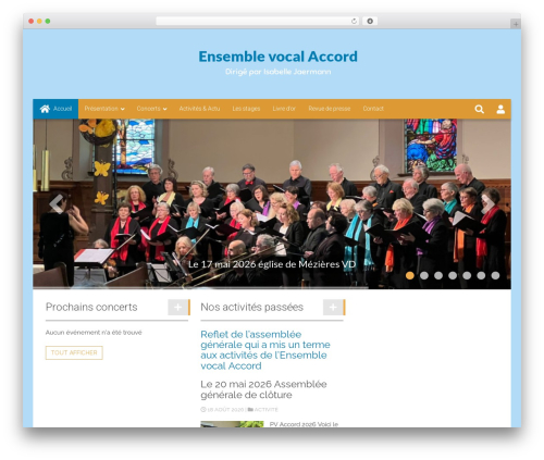 6temflex top WordPress theme - evaccord.ch