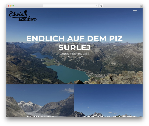 Breakdance Zero Theme WordPress page theme - edwinwandert.com