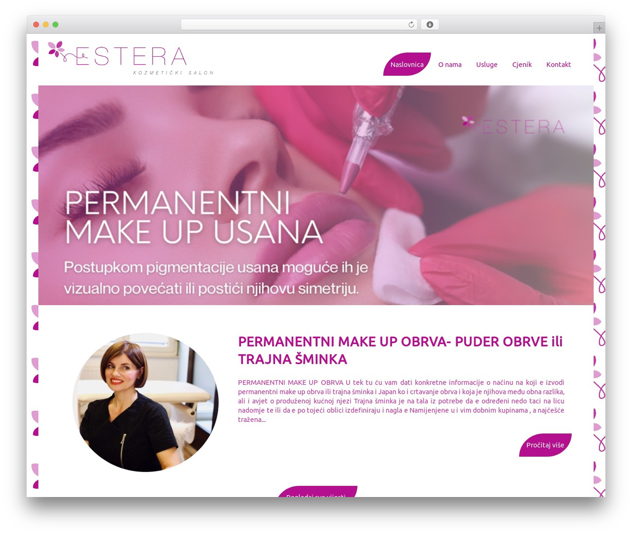 DevDmBootstrap3 free WordPress theme - esteraosijek.com
