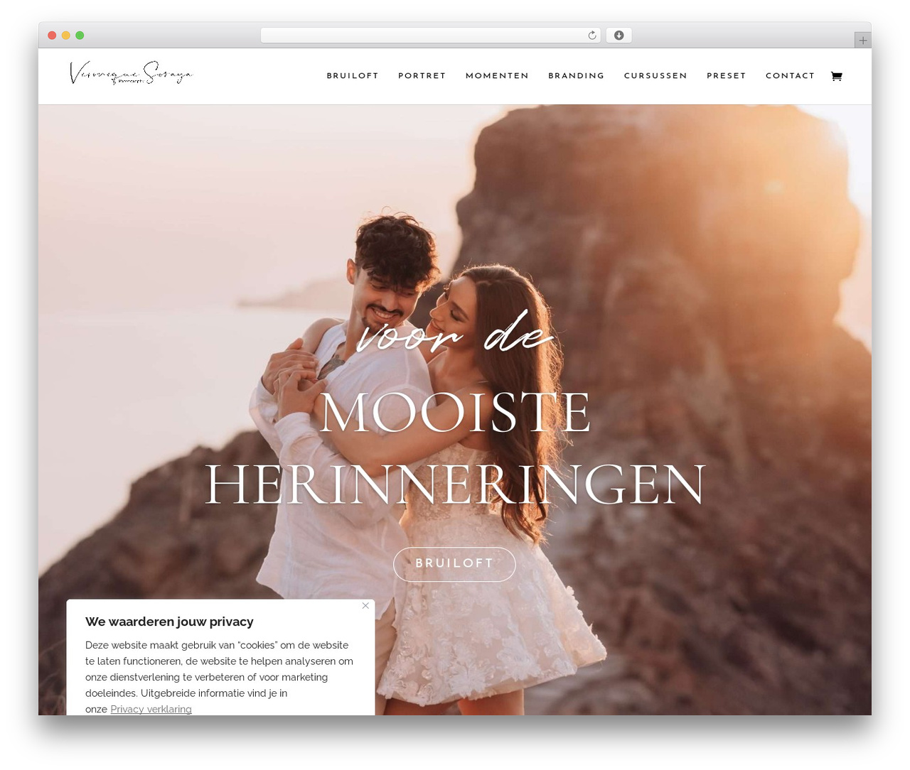 Divi WordPress theme - vvdhfotografie.nl