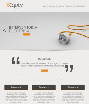 Equity_theme WordPress theme design by Gustavo Sierra Hernandez, converted from original design in psd, by SixBrains Media Studio