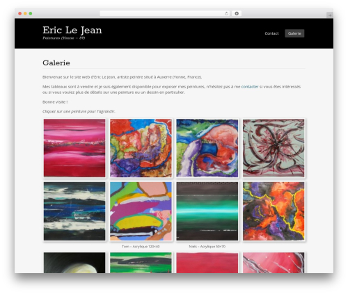 eric theme WordPress - ericlejean.com