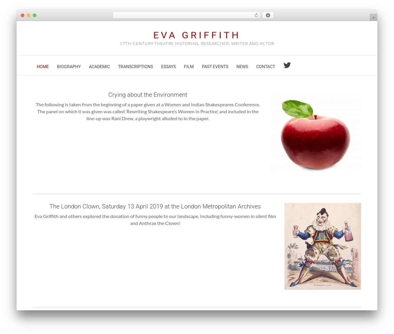 Flex Pro Theme theme WordPress - evagriffith.com