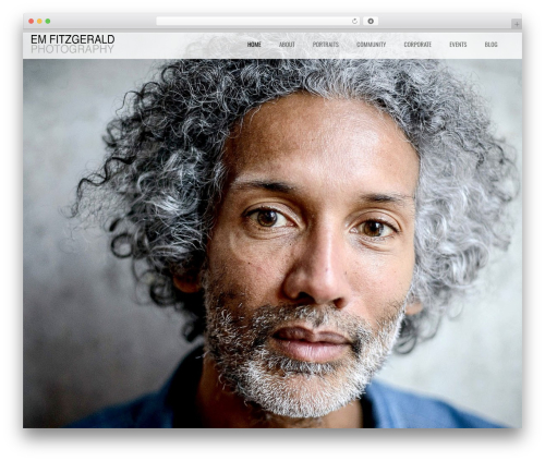 Illusion top WordPress theme - emfitzgerald.com