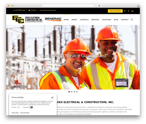 OptikTheme1 - Impact WordPress theme - essexinc.com