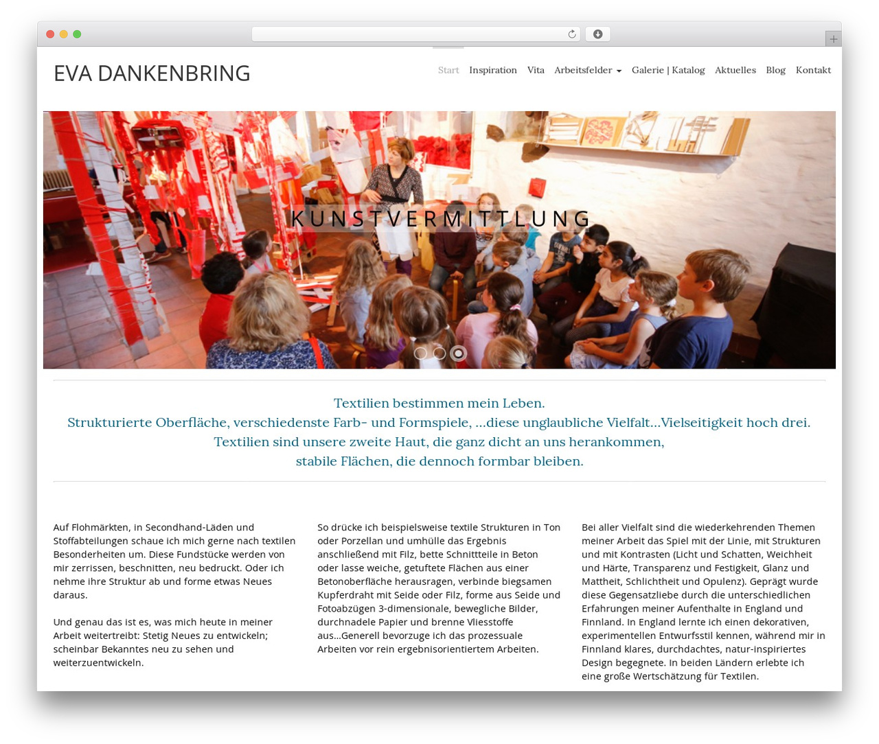 Quest WordPress theme - eva-dankenbring.de