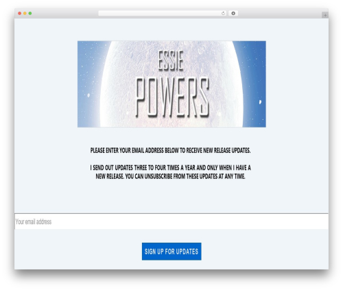 Responsive theme WordPress free - essiepowers.com