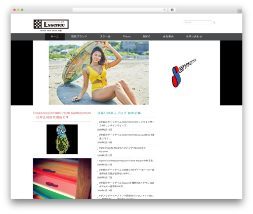 Ruby Tuesday WordPress theme - essence-sports.com