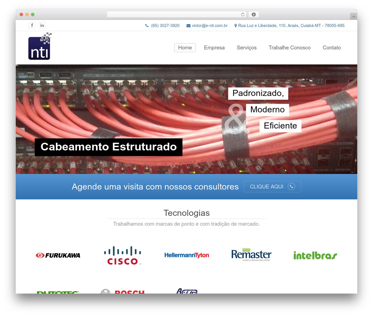 Sandy theme WordPress - e-nti.com.br