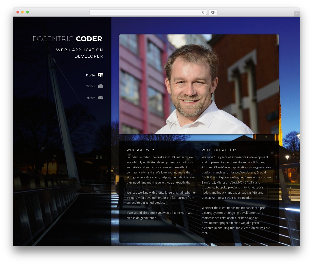 Selfless WordPress website theme - eccentriccoder.com Selfless WordPress website theme - eccentriccoder.com