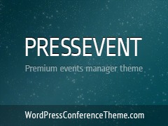 Theme WordPress PressEvent by CosmoThemes