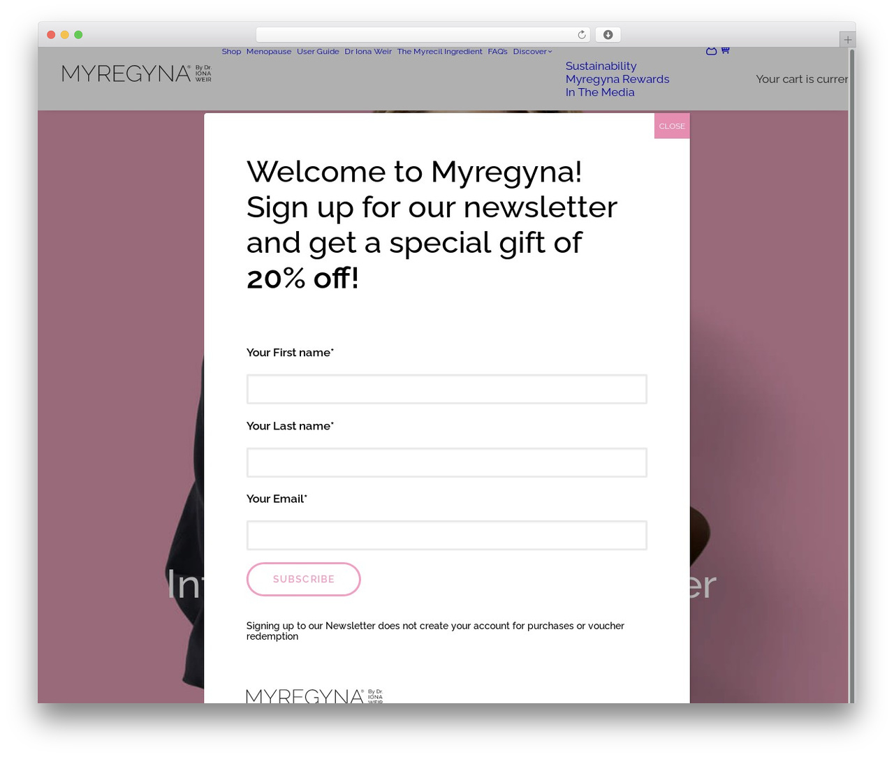 Uncode WordPress website theme - myregyna.co.nz