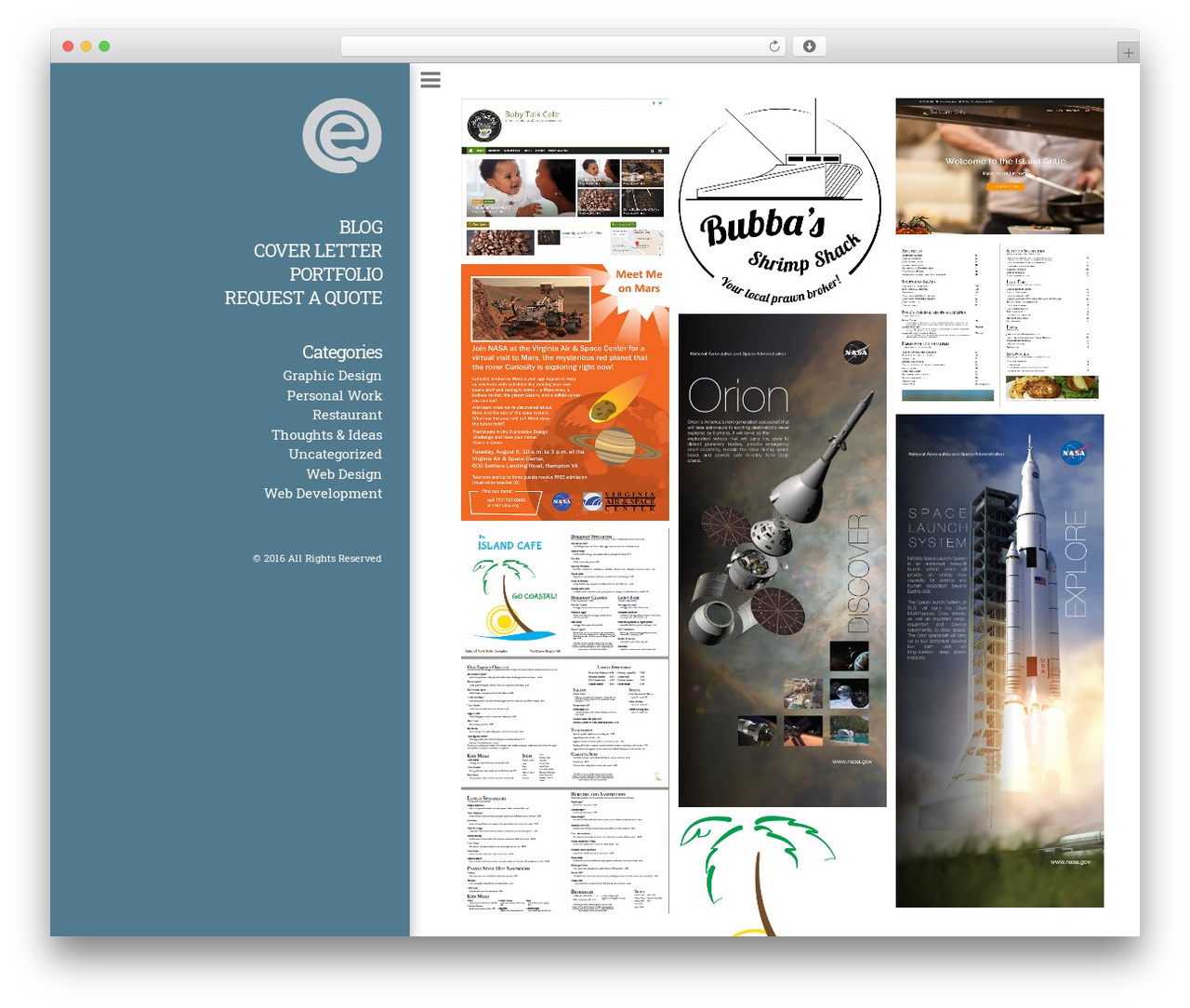 Vanz WordPress website theme - erniecampos.com