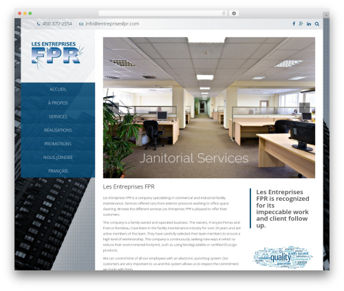 Vertikal WP theme - entreprisesfpr.com