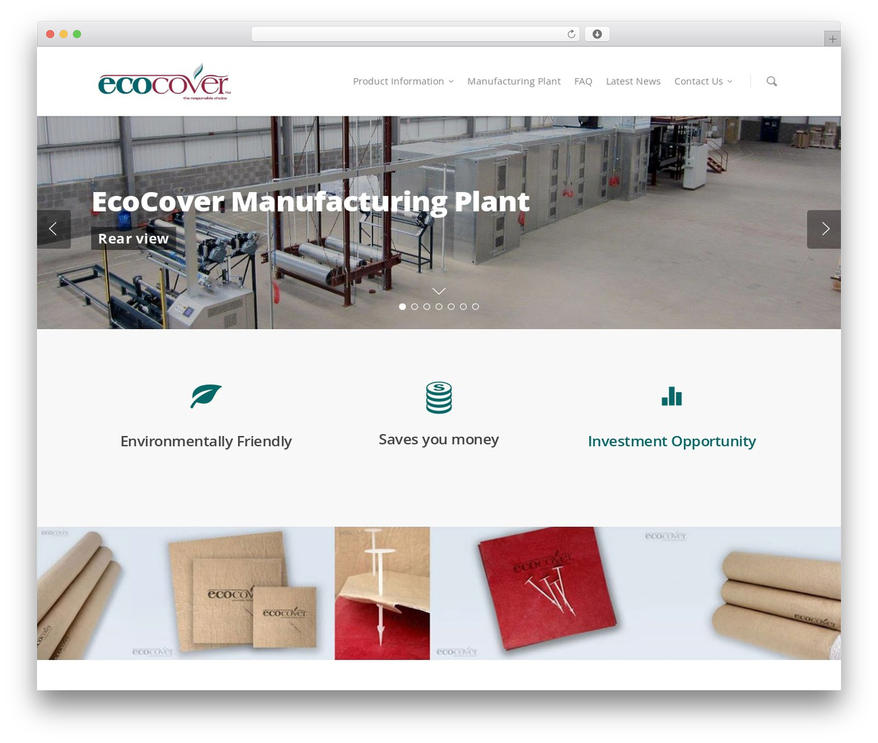 WordPress theme Salient - ecocover.com WordPress theme Salient - ecocover.com
