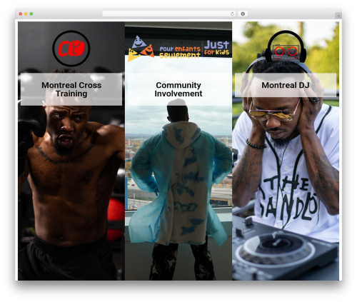 WordPress theme Divi - emersonturnier.com