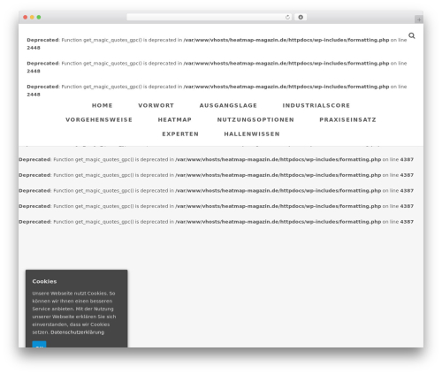 WordPress website theme Samui - heatmap-magazin.de