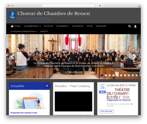 6temflex WordPress theme - choeurdechambrederouen.com