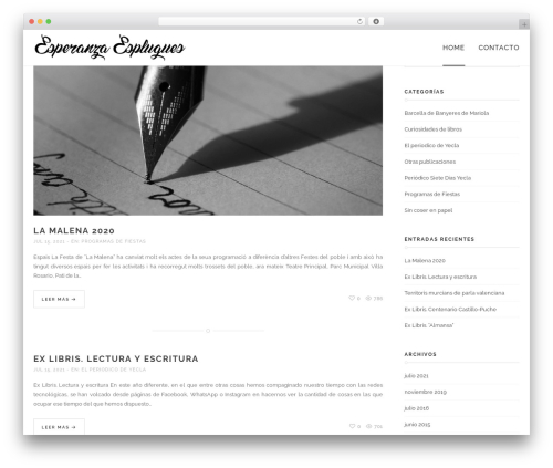 Dalton Theme WordPress theme - esperanzaesplugues.com