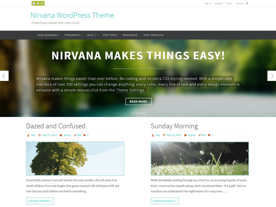 Esperine WordPress theme by Aude Nalin