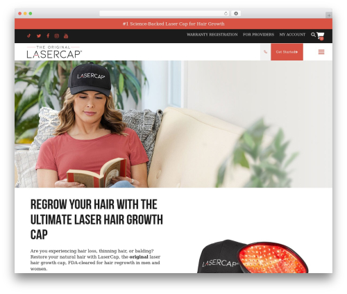 levo WordPress theme - lasercap.com